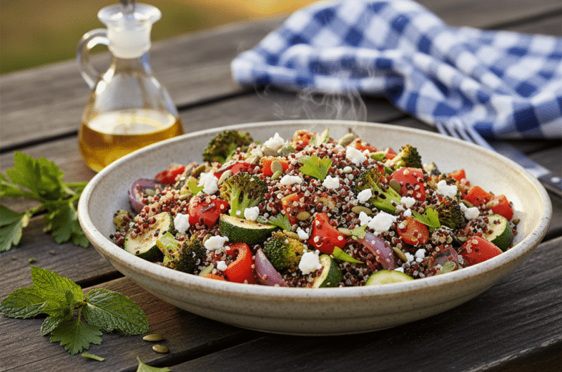 Quinoa Salad with Roasted Vegetables
