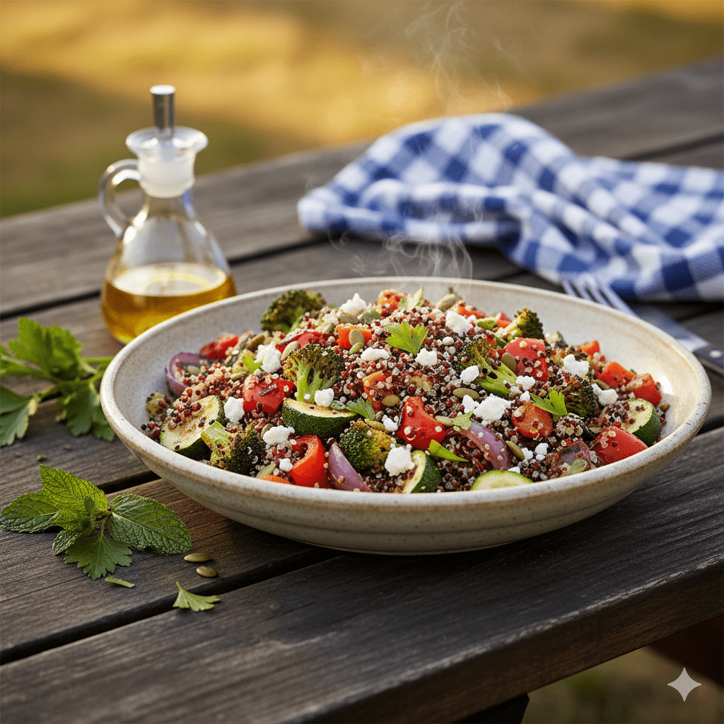 Quinoa Salad with Roasted Vegetables